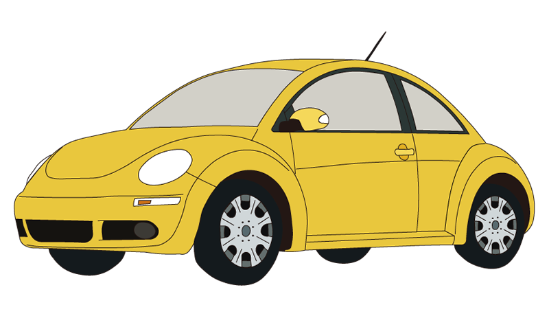クーペ 黄色 のフリーイラスト素材 商用利用可 Car Value