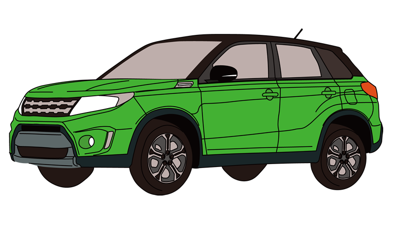 Suv 緑色 のフリーイラスト素材 商用利用可 Car Value